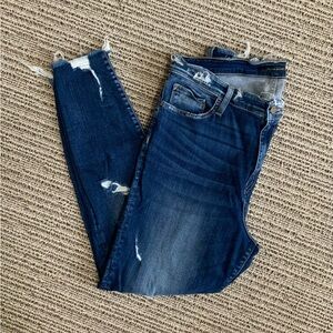 Flying Monkey Mid-Rise Ankle Skinny Stretch Jean